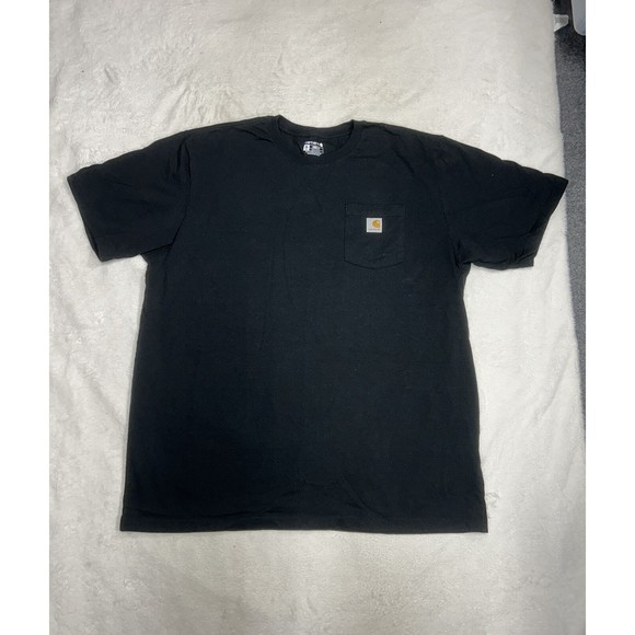 Carhartt T-Shirt Loose Fit Heavy Weight Short Sleeve Pocket Tee K87 Size 2XL - Picture 1 of 7